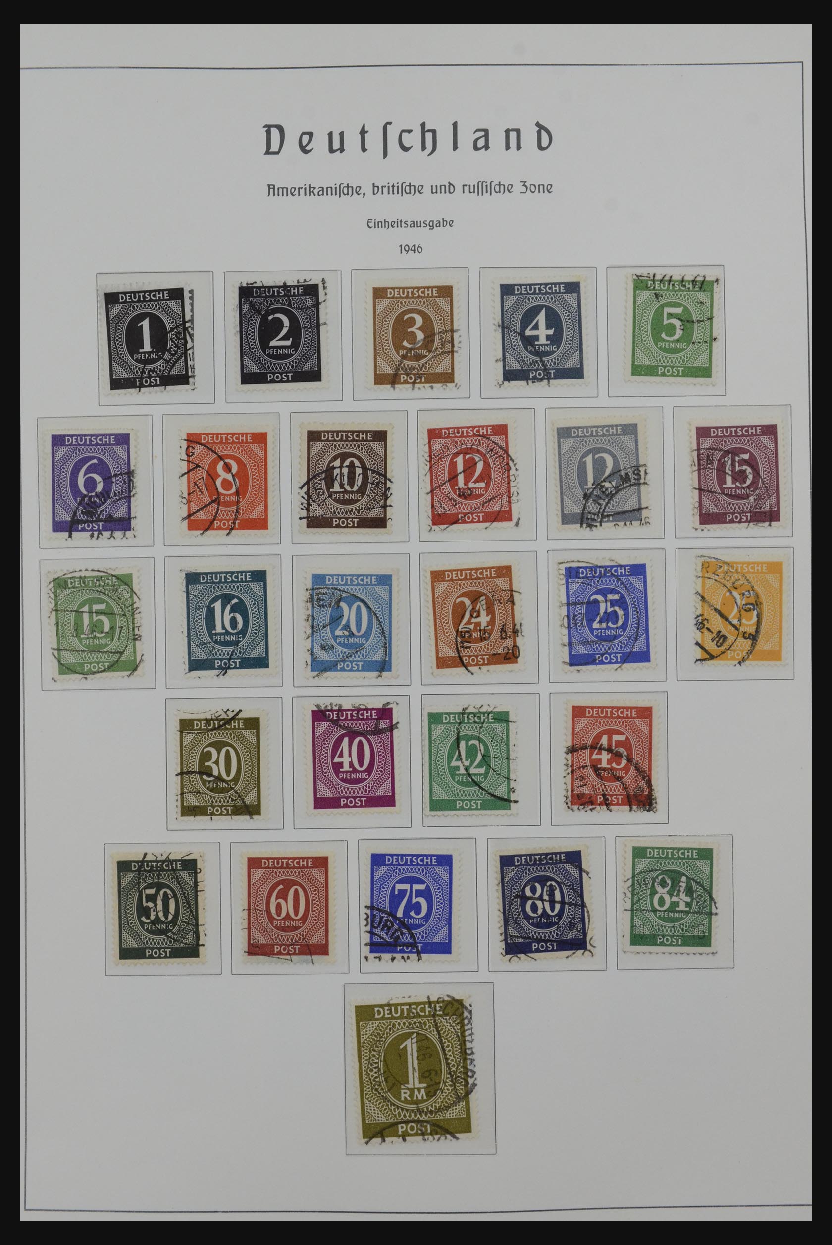 Postzegelverzameling Duitsland 1945-1980. 32153 Duitsland 1945-1980. - Afbeelding 1