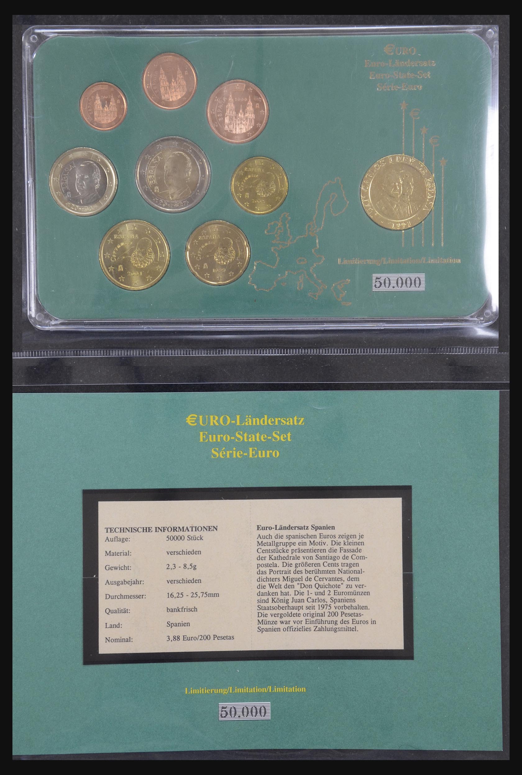 Postzegelverzameling Europese landen euromunten 2003. 32149 Europese landen euromunten 2003. - Afbeelding 1