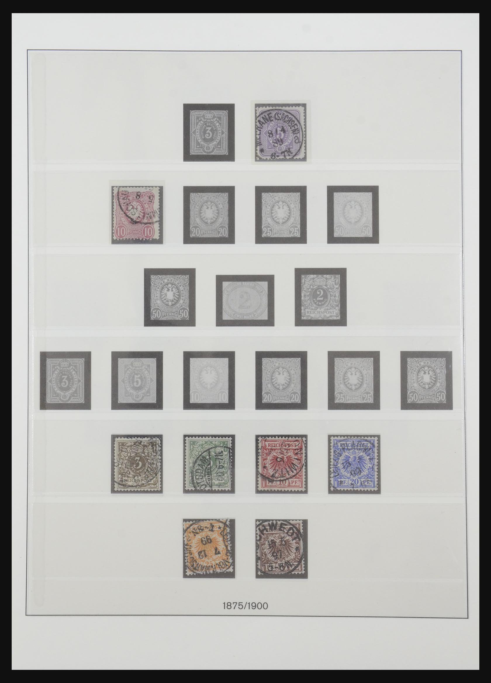 Postzegelverzameling Duitse Rijk 1875-1945. 32275 Duitse Rijk 1875-1945. - Afbeelding 1