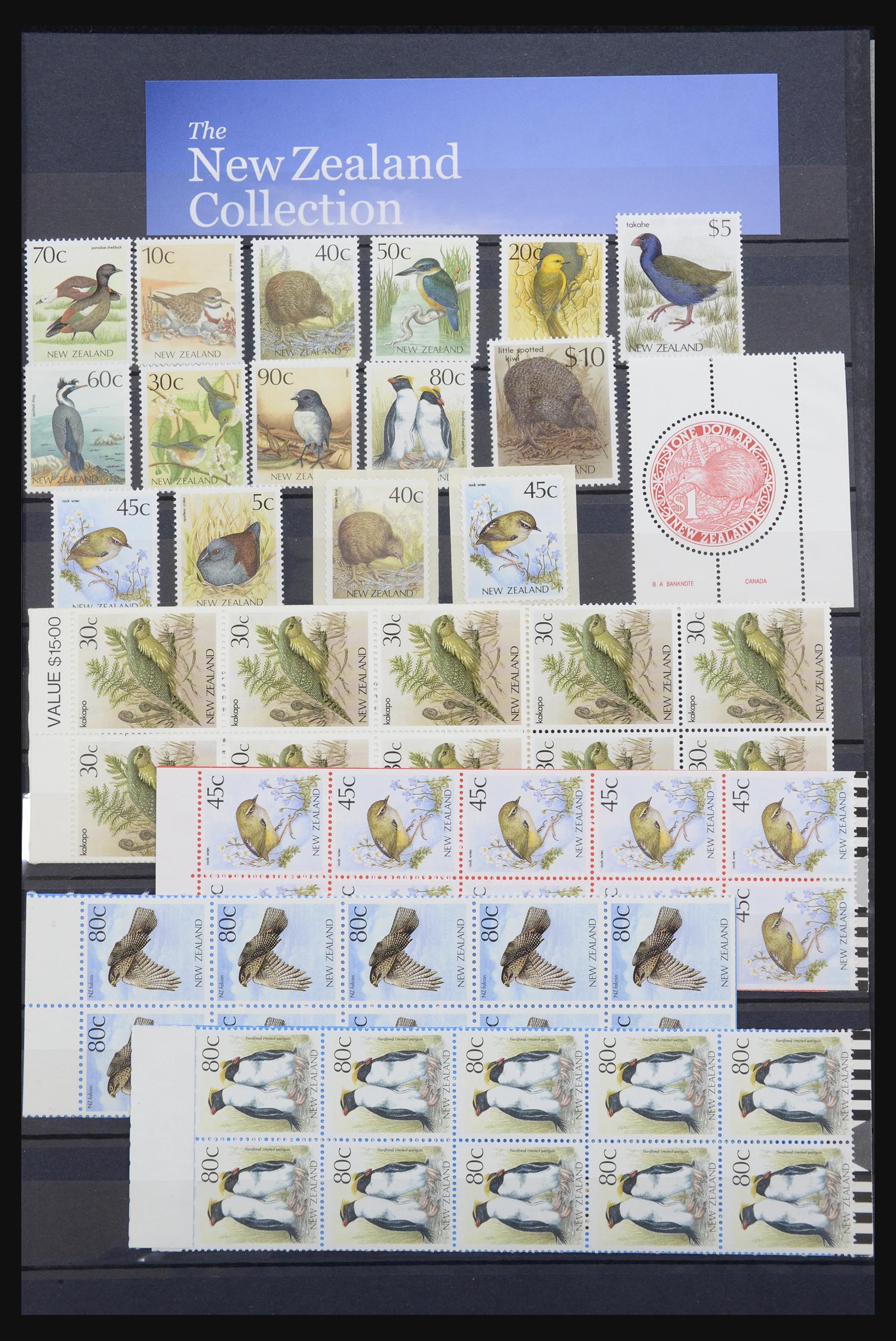 Postzegelverzameling Nieuw Zeeland 1988-2014. 32323 Nieuw Zeeland 1988-2014. - Afbeelding 1