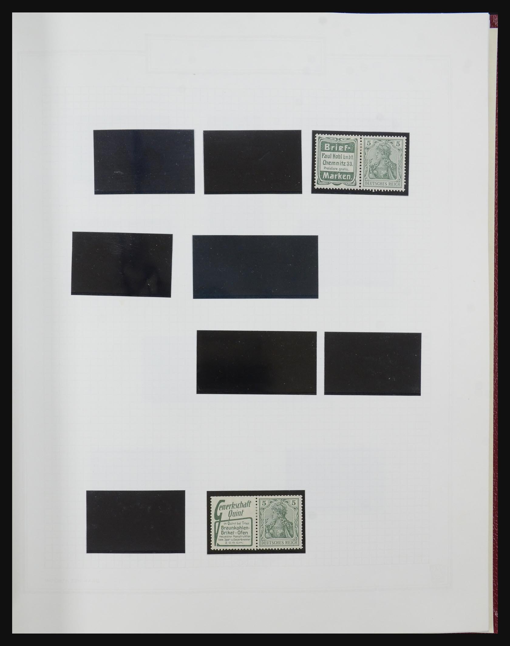 32362 004 32362 Duitse Rijk combinaties 1912-1942. - Afbeelding 1
