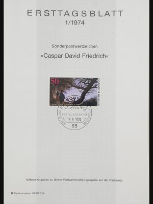32431 Bundespost en Berlijn 1975-2012 eerstedag bladen.