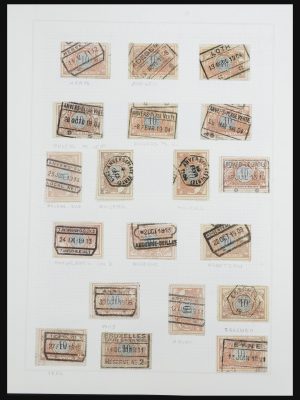 32481 België spoorwegstempels 1895-1964.