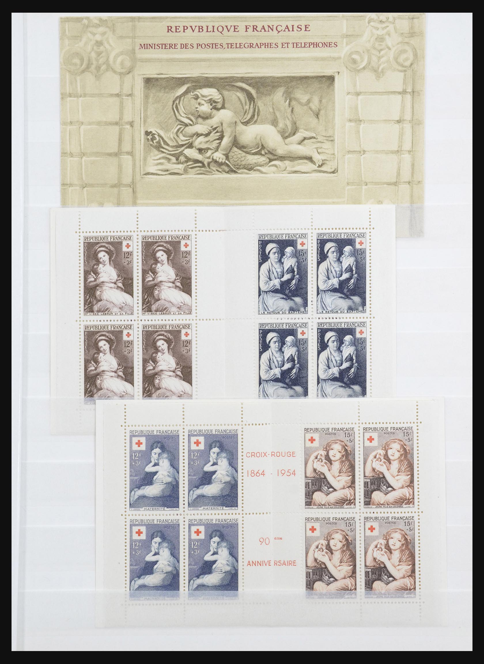 32546 001 32546 Frankrijk Rode Kruisboekjes 1952-1987. - Afbeelding 1