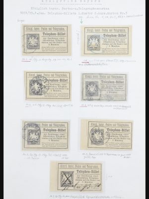 32679 Beieren telefoonbiljetten 1891-1893.