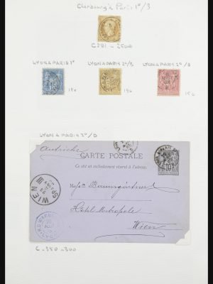 32733 Frankrijk stempels 1850-1920.