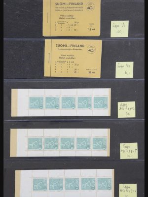 32758 Finland postzegelboekjes 1938-1993.