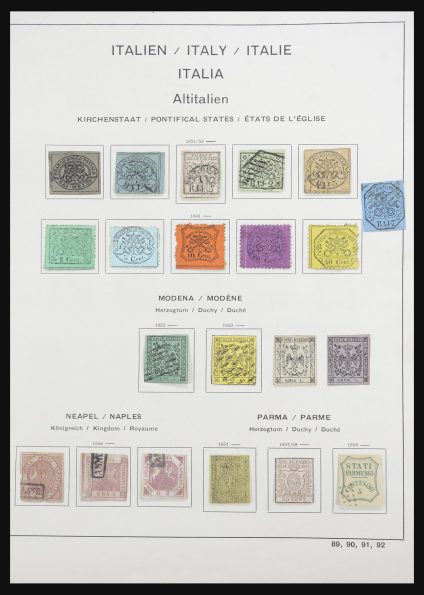 32811 Italiaanse staten, gebieden en koloniën 1851-1933. - Afbeelding 1