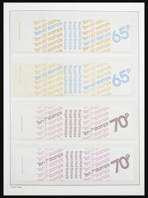 32895 Engeland postzegelboekjes 1976-1989.