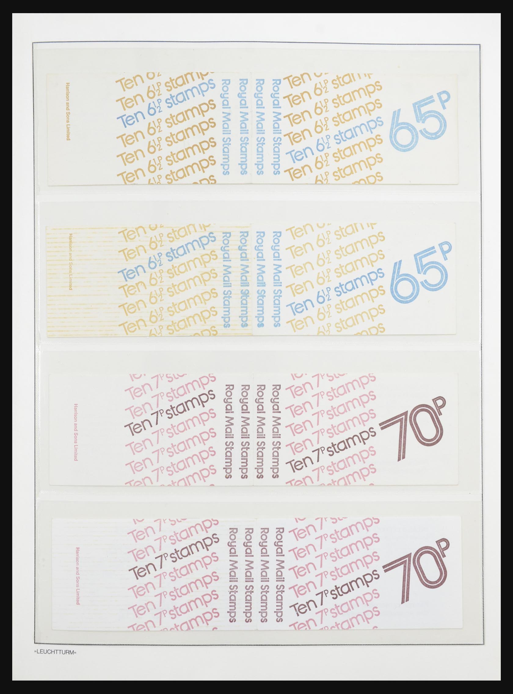 32895 001 32895 Engeland postzegelboekjes 1976-1989. - Afbeelding 1