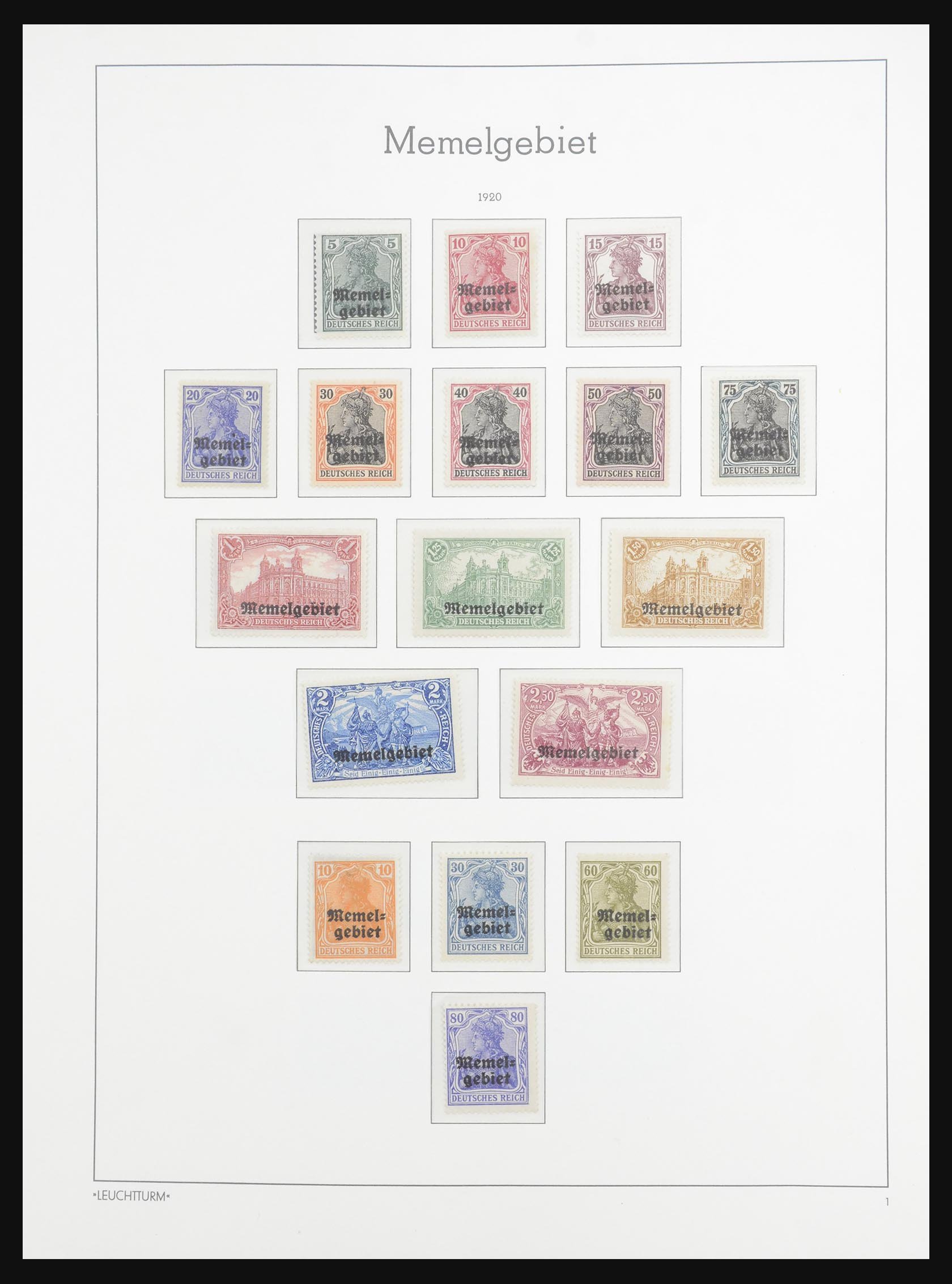 32964 001 32964 Memel 1920-1939. - Afbeelding 1