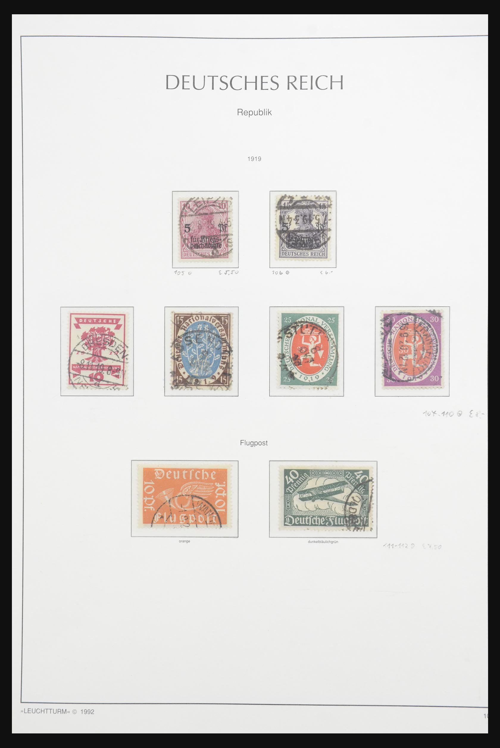 32966 001 32966 Duitsland 1919-1933. - Afbeelding 1