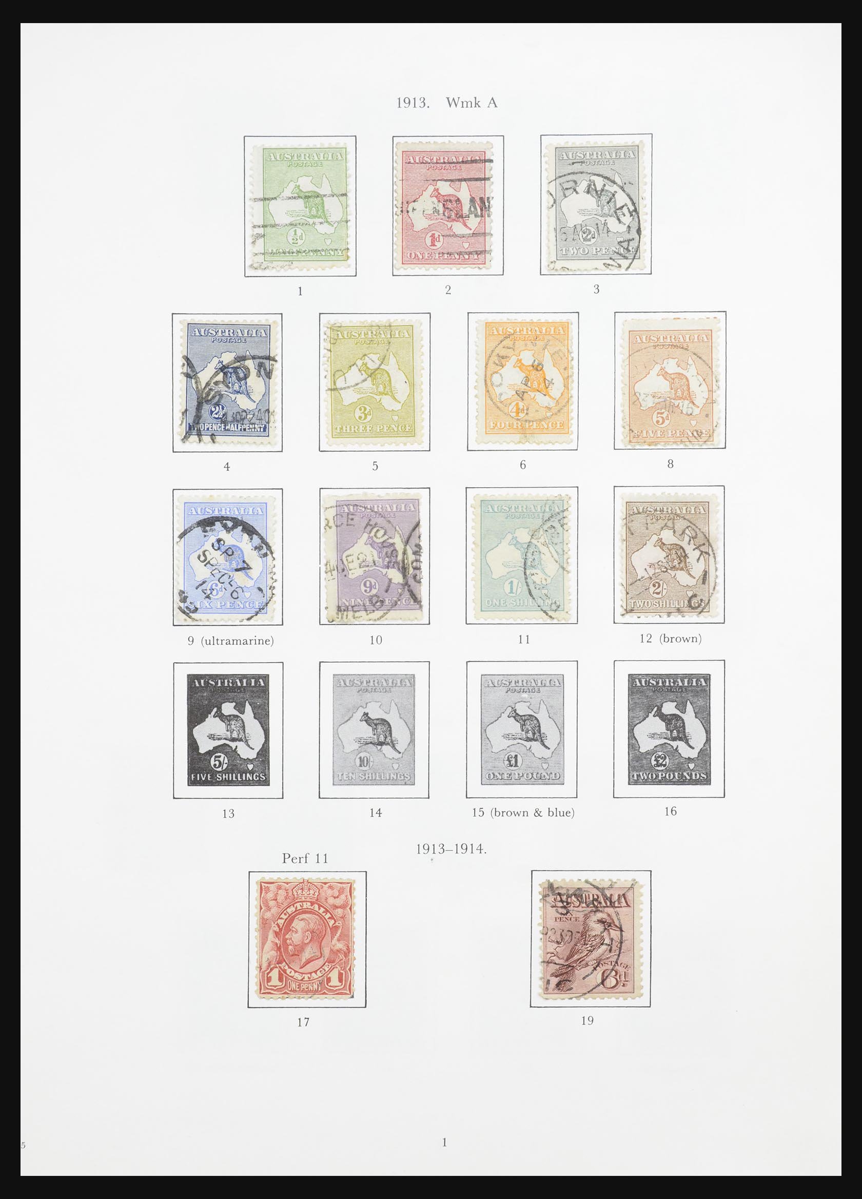 32967 001 32967 Australië 1913-1990. - Afbeelding 1