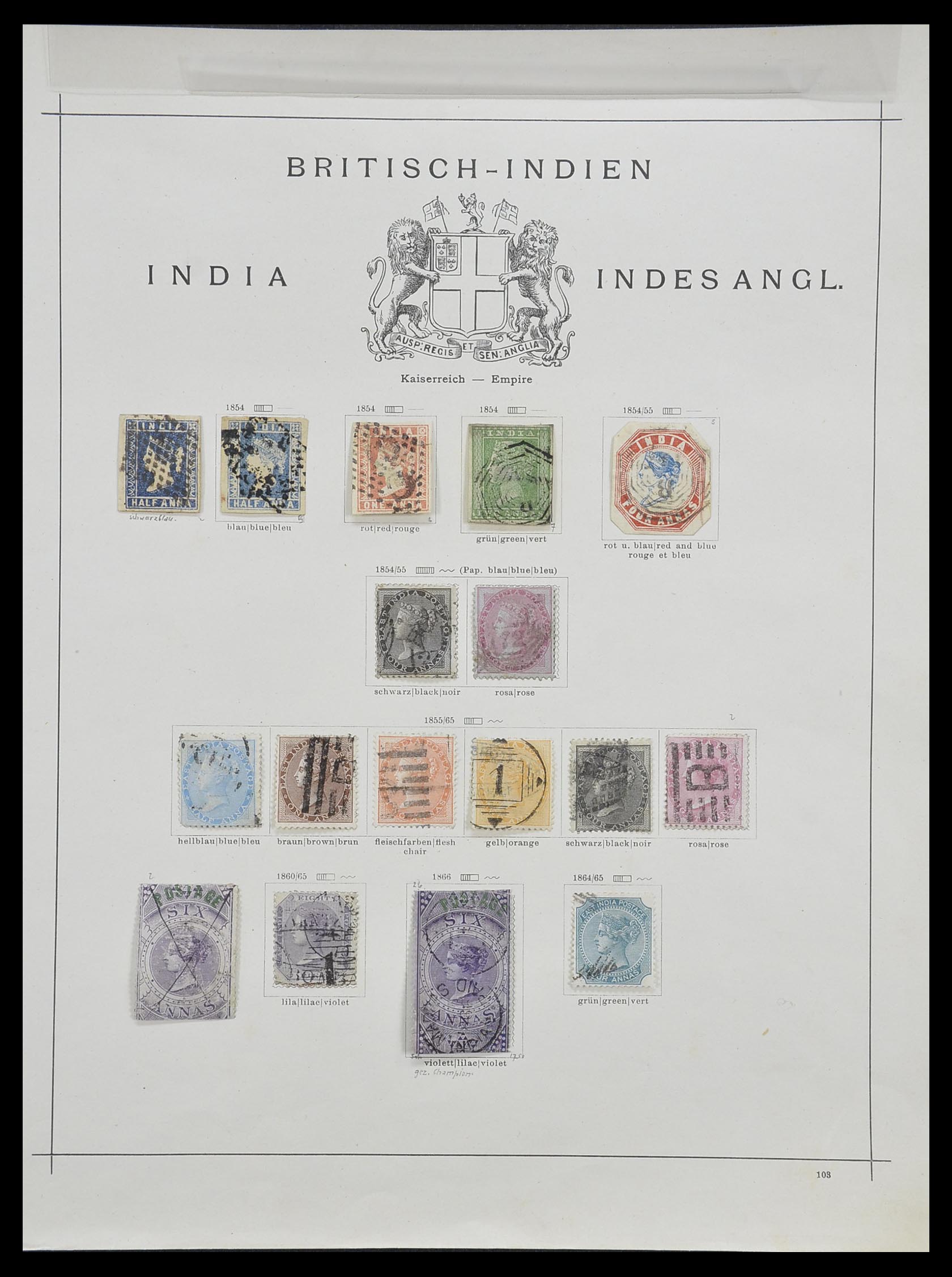 33164 001 33164 India en Staten 1854-1946. - Afbeelding 1