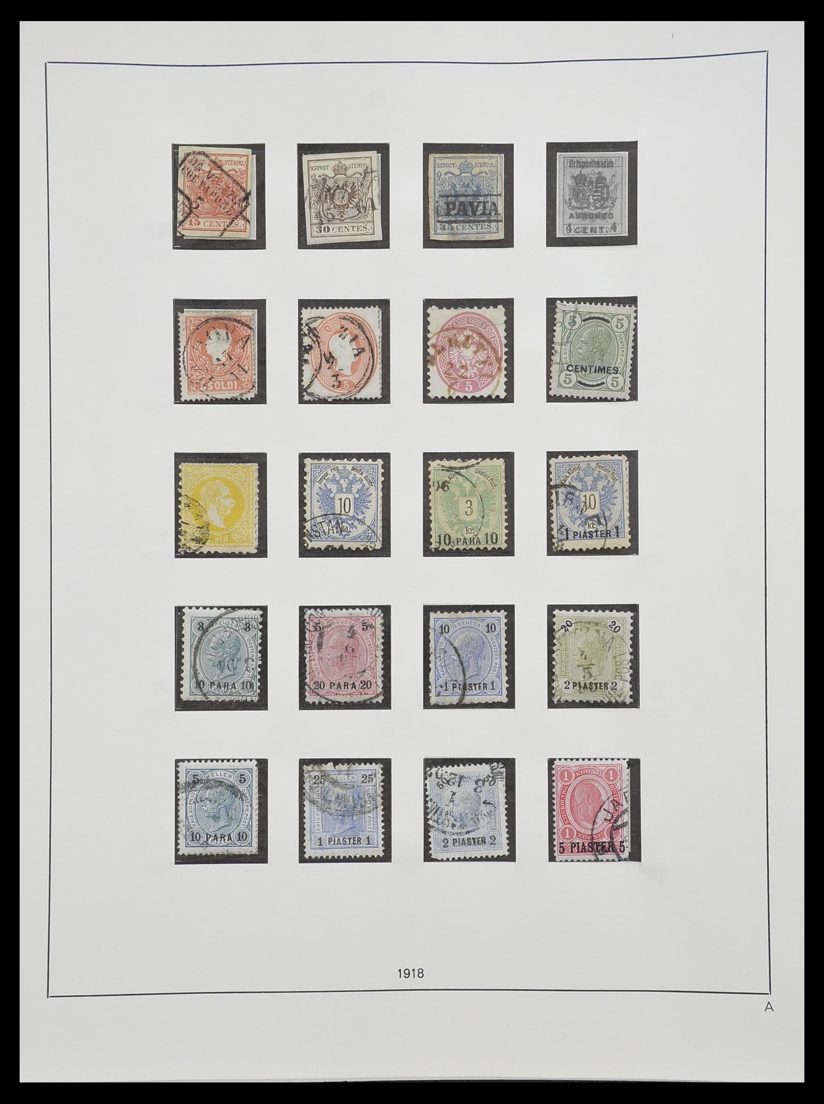 33183 001 33183 Oostenrijk en gebieden 1850-1960. - Afbeelding 1