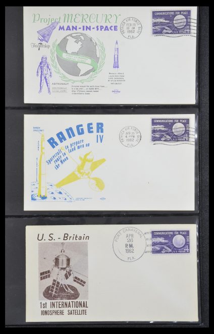 Postzegelverzameling 33186 Motief ruimtevaart 1961-1984.