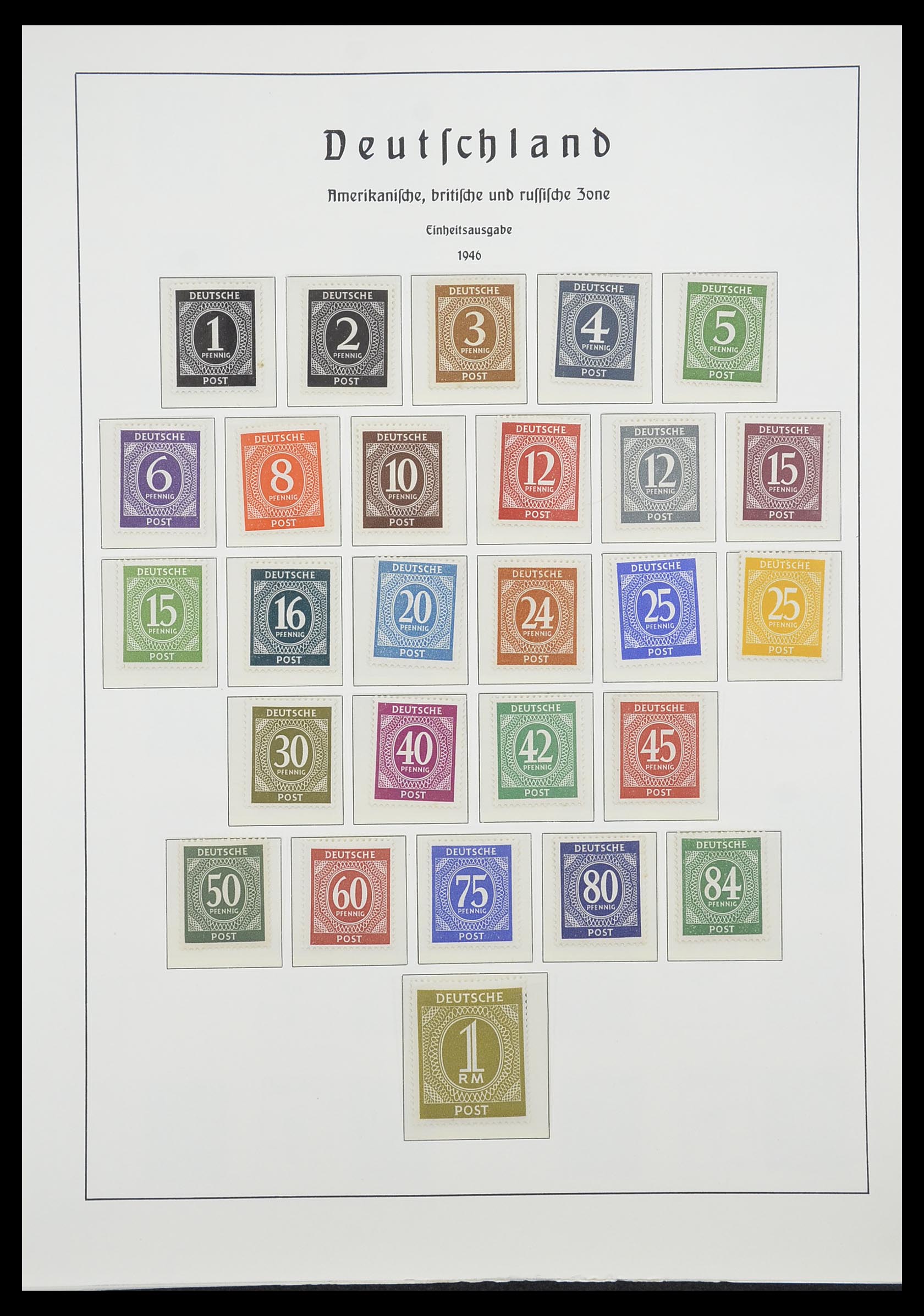 33198 002 33198 Duitsland geallieerde Zones 1945-1948. - Afbeelding 1