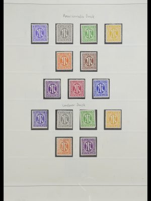 Postzegelverzameling 33208 Duitse Zones 1945-1949.