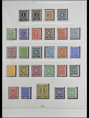 Postzegelverzameling 33216 Duitse Zones 1945-1949.