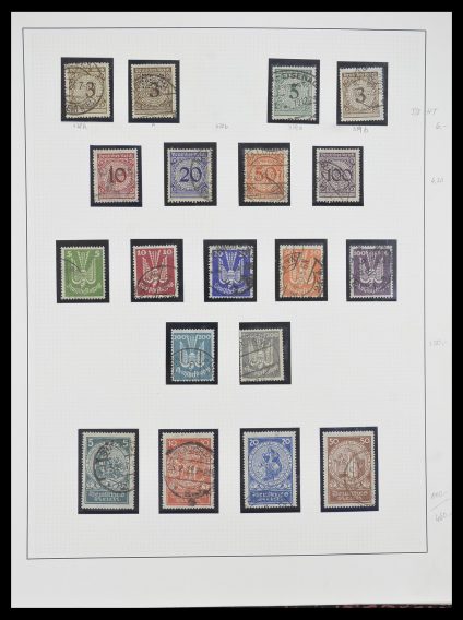 Postzegelverzameling 33222 Duitse Rijk 1923-1945.