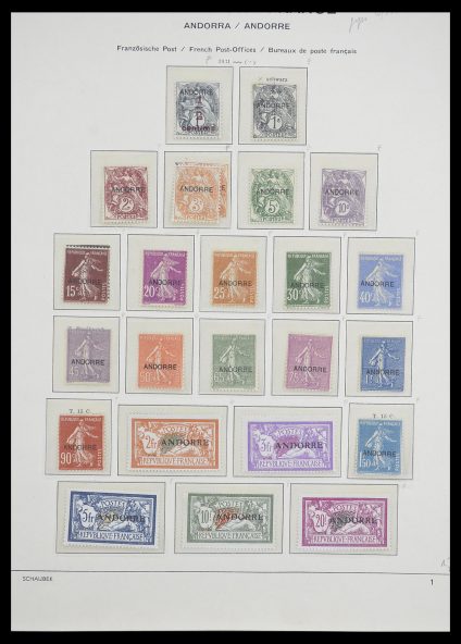 Postzegelverzameling 33240 Andorra 1928-1996.
