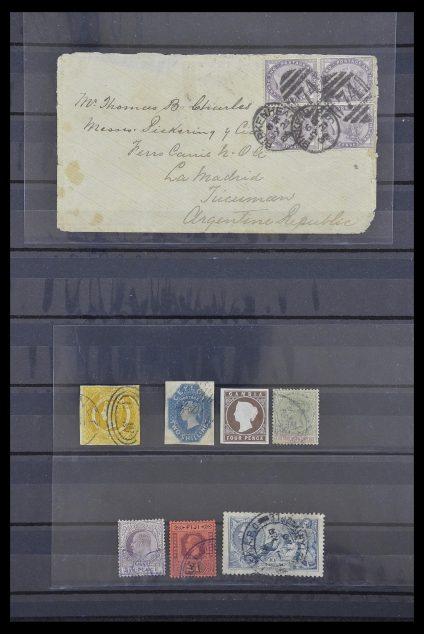 Postzegelverzameling 33243 Engeland en koloniën 1854-1920.