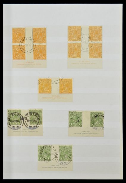 Postzegelverzameling 33246 Australië imprint blokken 1926-1932.