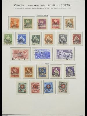 Postzegelverzameling 33252 Zwitserland dienst 1922-1982.