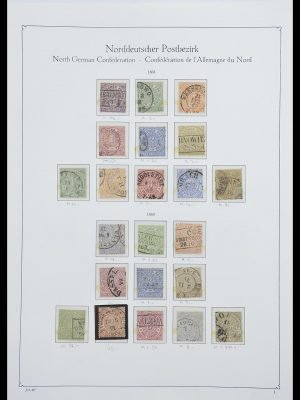 33262 Norddeutscher Postbezirk 1868-1870.