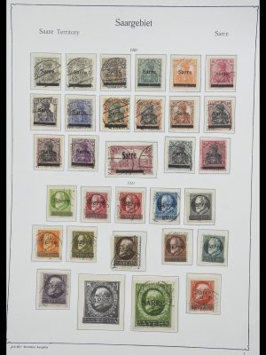 Postzegelverzameling 33265 Saar 1920-1924.