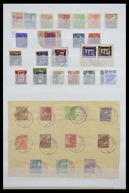 Postzegelverzameling 33268 Duitse lokaalpost en Sovjetzone 1945-1949.