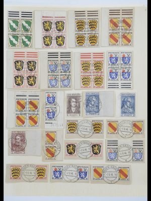 Postzegelverzameling 33269 Franse Zone 1945-1946.