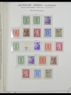 Postzegelverzameling 33281 DDR 1945-1990.