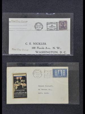 33282 USA FDC's 1923-1950.