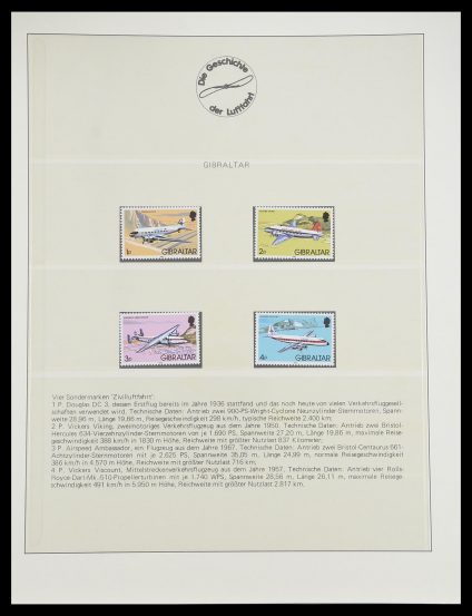 Postzegelverzameling 33308 Motief luchtpost 1925-2012.