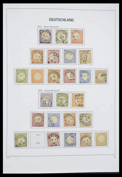 Postzegelverzameling 33318 Duitse Rijk 1872-1945.