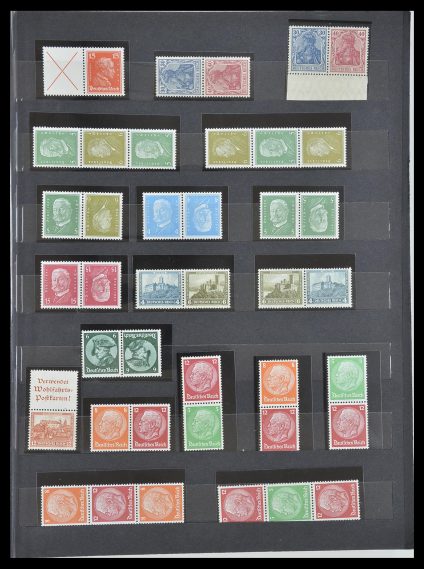 Postzegelverzameling 33322 Duitse Rijk combinaties 1921-1941.