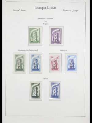 Postzegelverzameling 33339 Europa CEPT 1956-1990.