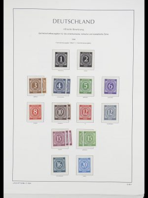 Postzegelverzameling 33349 Geallieerde Zone 1945-1949.