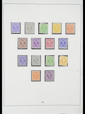 Postzegelverzameling 33351 Geallieerde Zone 1945-1949.
