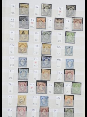Postzegelverzameling 33355 Frankrijk 1849-1972.