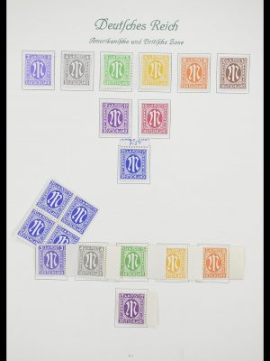 Postzegelverzameling 33361 Duitsland 1945-1955.
