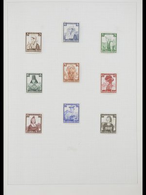 Postzegelverzameling 33406 Europese landen 1938-1955.