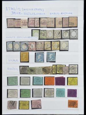 Postzegelverzameling 33422 Italië en Staten 1850-1974.