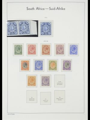 Postzegelverzameling 33432 Zuid Afrika 1910-2001.