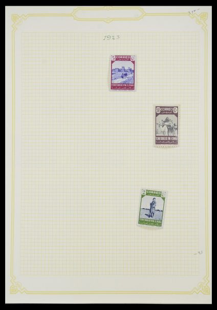 Postzegelverzameling 33437 Spaanse koloniën 1894-1967.