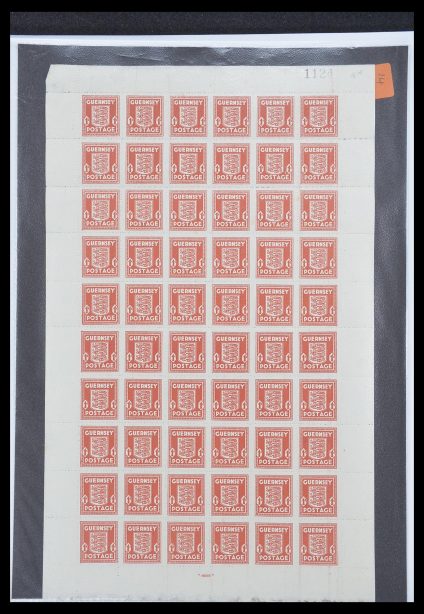 Postzegelverzameling 33449 Duitse bezetting Kanaaleilanden 1941-1943.