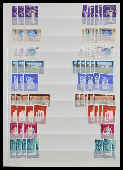 Postzegelverzameling 33467 Verenigde Naties 1969-1999.