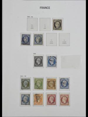 Postzegelverzameling 33480 Frankrijk 1849-1993.