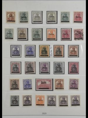 Postzegelverzameling 33485 Saar 1920-1959.